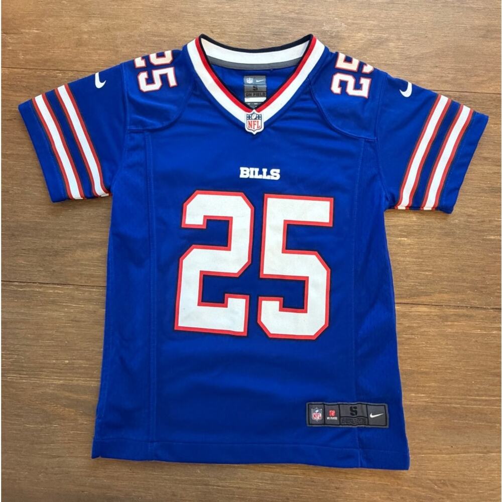 Nike Buffalo Bills LeSean McCoy #25 Youth Size Small NFL Football Jersey